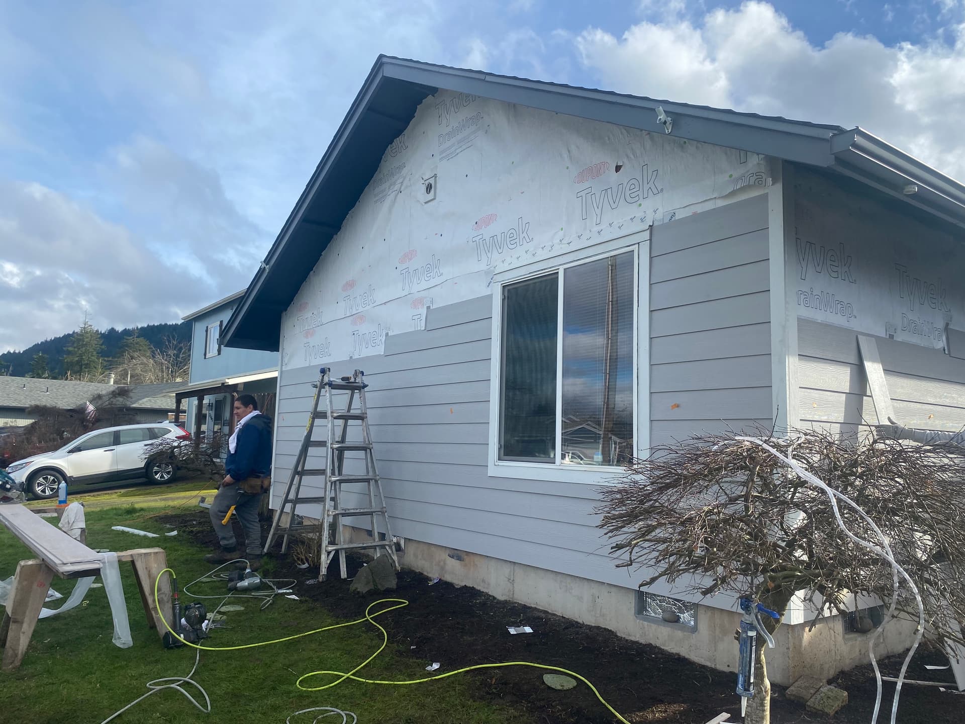 Siding Replacement and Exterior Painting project in Corvallis, OR. Comprehensive exterior upgrade.