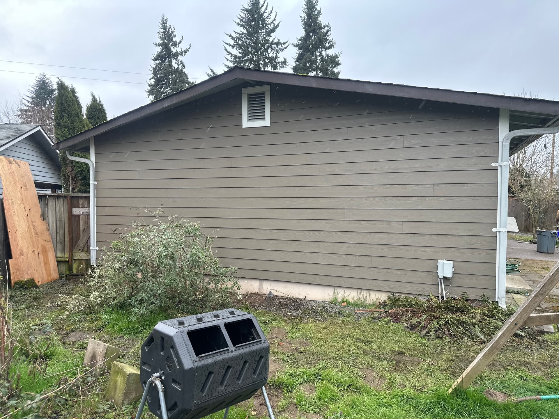 Exterior Painting project in Eugene, OR. Stunning exterior transformation.